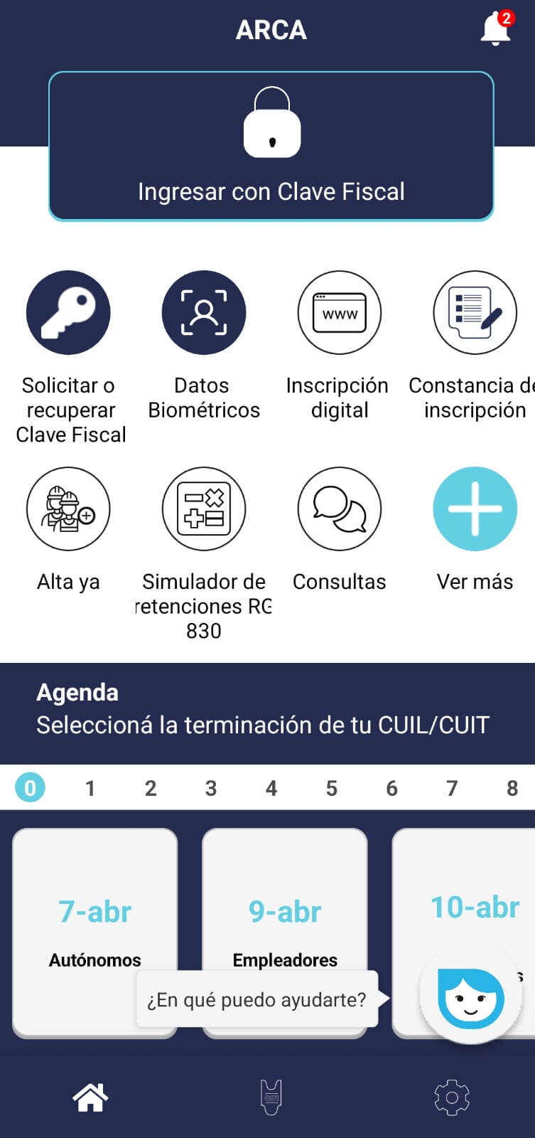 Recuperar clave fiscal ARCA
